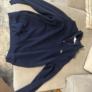 Lacoste Men's Dark Blue Zip-Up Sweater
